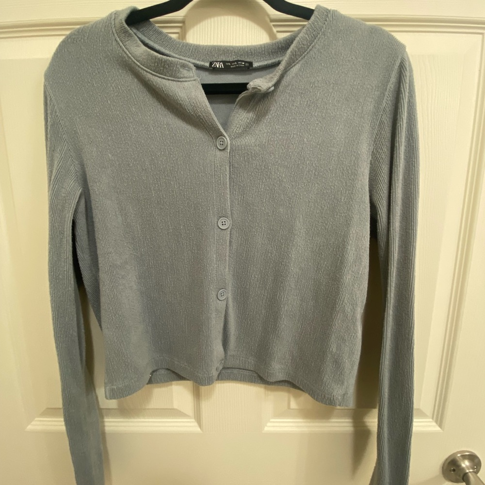 Button down sweater